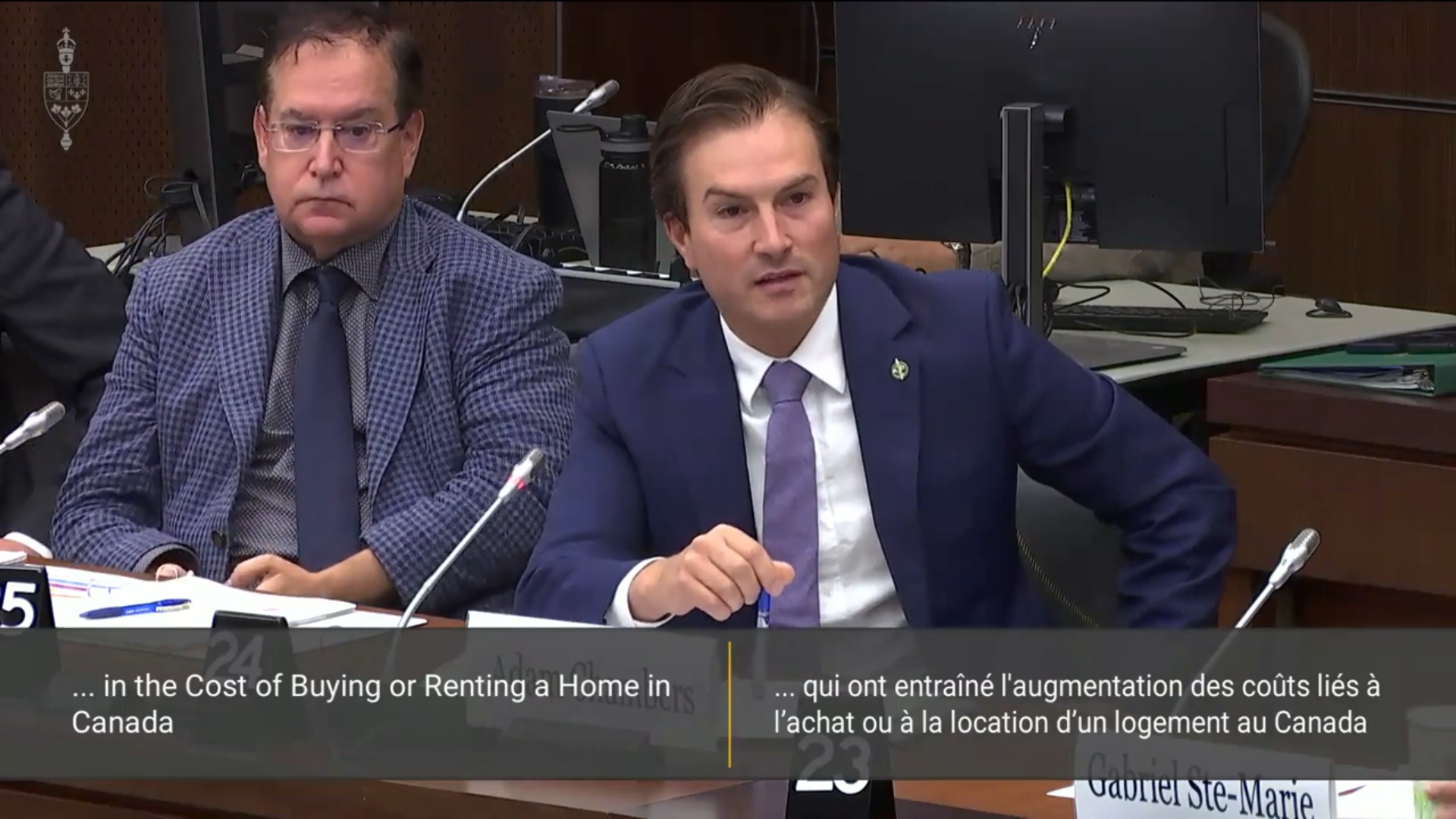 MP Chambers questions the CMHC at Finance Committee