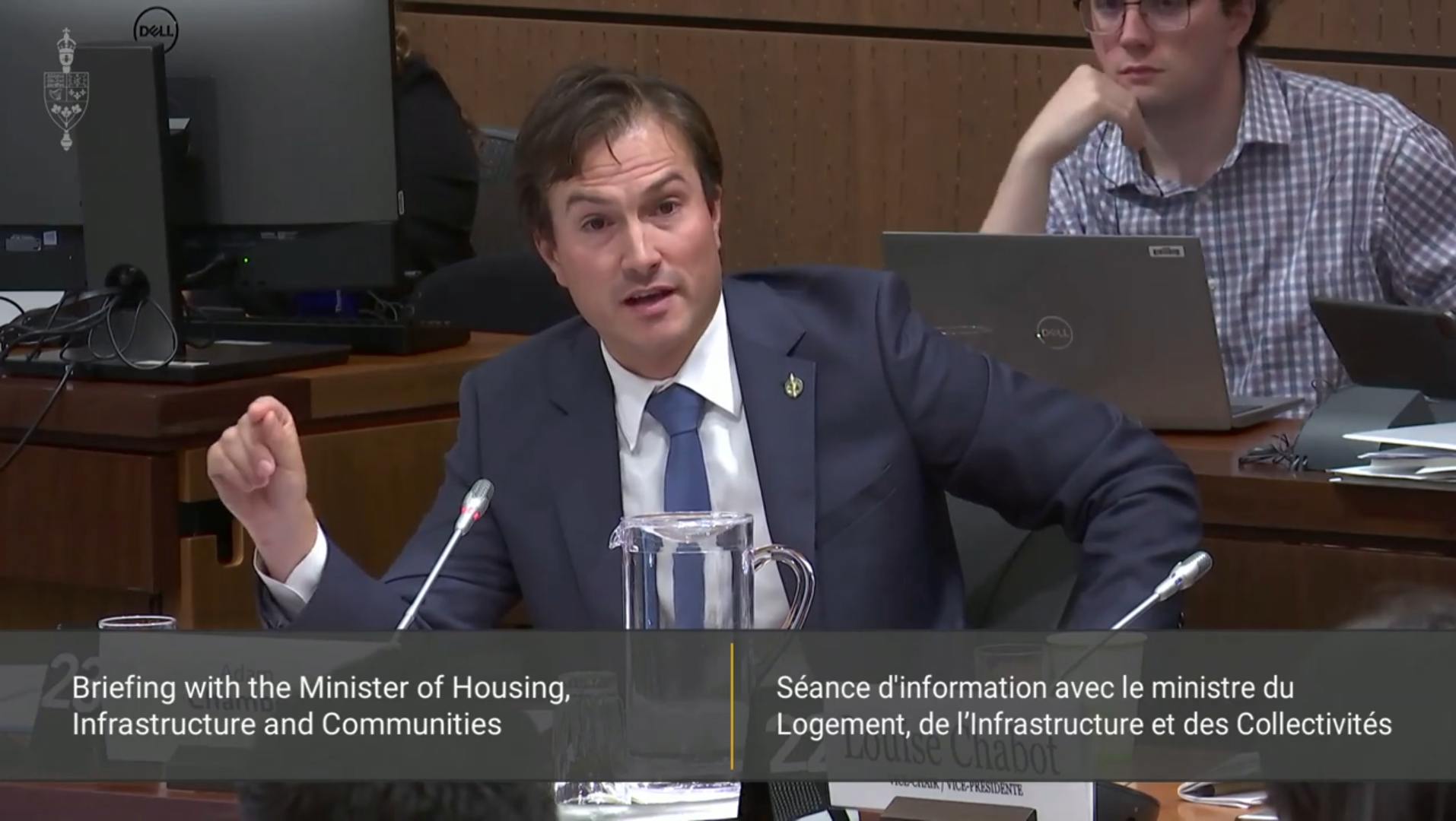MP Chambers discusses housing with Minister Fraser at HUMA Committee