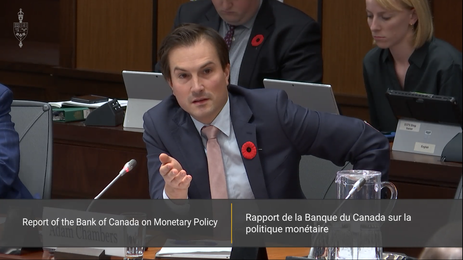 MP Chambers questions Bank of Canada's Macklem & Rogers